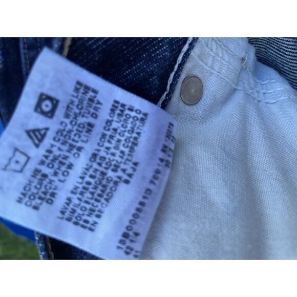 Wrangler Jeans Mens 40x30 Dark Blue Classic Fit Five Star Denim Utility Durable - Picture 6 of 6